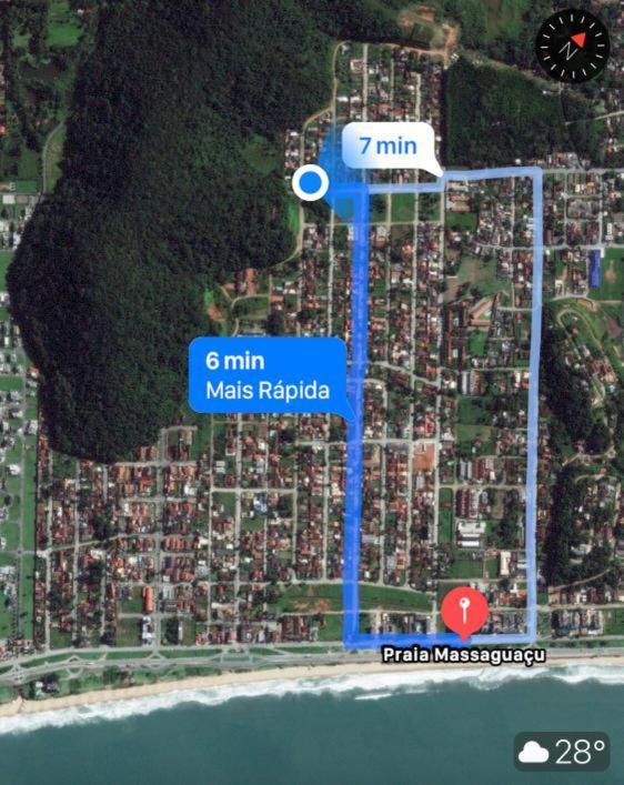Casa Na Praia Massaguacu - カラグァタトゥバ エクステリア 写真